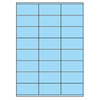 Samolepicí etikety 70 x 36 mm, A4 - modré (100 ks)