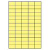 Samolepicí etikety 38,1 x 21,2mm, A4, žluté (100 ks)