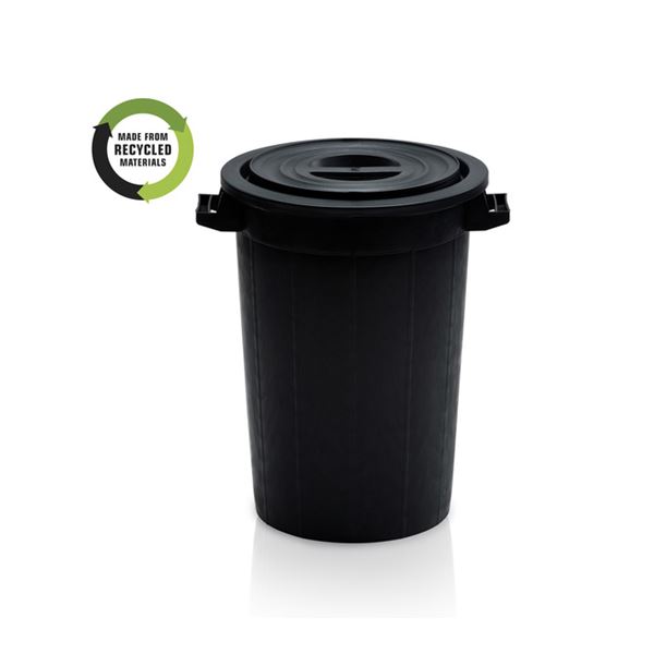 Plastová nádoba 75 l - černý regranulát