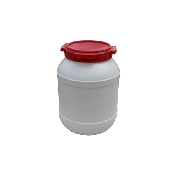 Plastový sud Curtec 26 l - bílo-červený