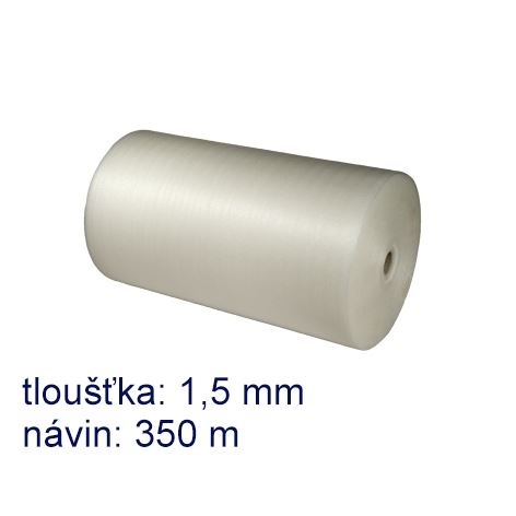 Pěnový polyetylen šíře 100 cm, tl. 1,5 mm, návin 350 m