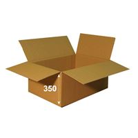 Krabice papírová klopová 3VVL 350 x 250 x 350 mm - 454 g/m2