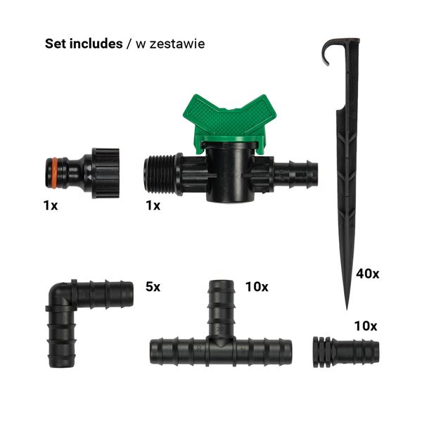 Zavlažovací hadice WATER DRIP 1/2" černá - 50 m
