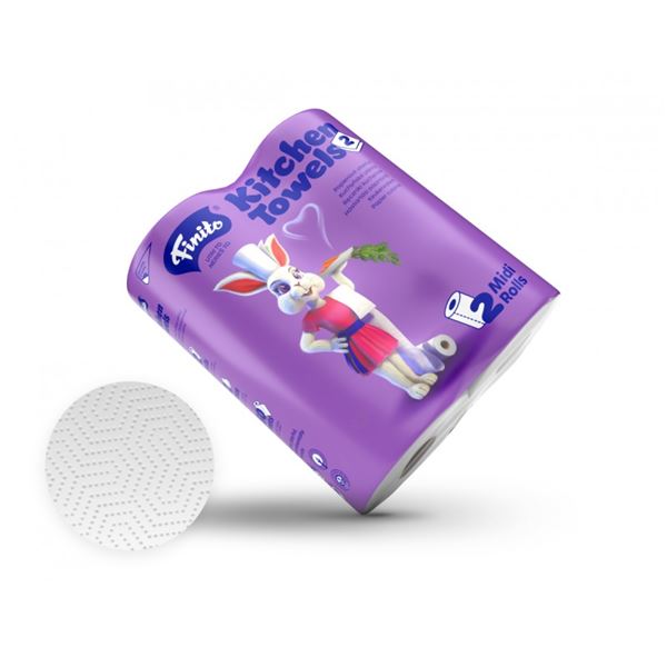 Kuchyňské utěrky Finito 2 ks, 2vrstvé