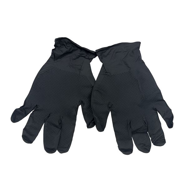 Rukavice DIAMOND BLACK nitrilové jednorázové - velikost XL (50ks)