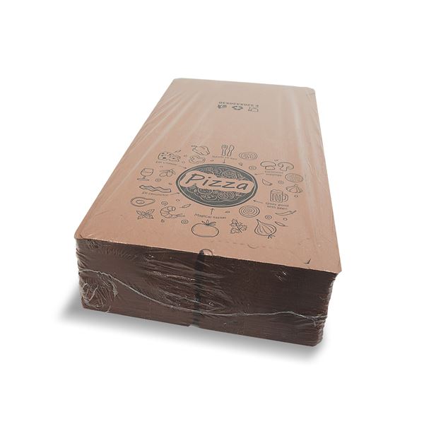 Krabice na pizzu E6 kraft 32 x 32 x 3 cm (100 ks)