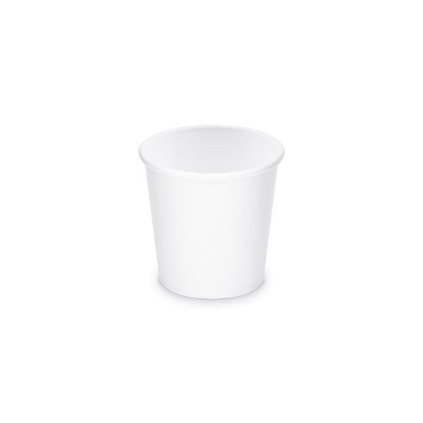 Papírový kelímek bílý - objem 110 ml (50 ks)