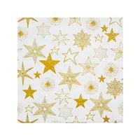 Ubrousky 3-vrstvé, 33 x 33 cm (20 ks) - hvězdy