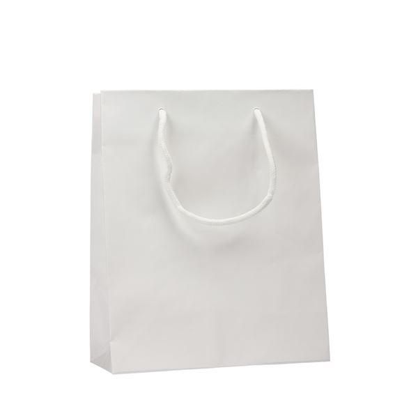 Dárková taška papírová MODEL 2 bílá