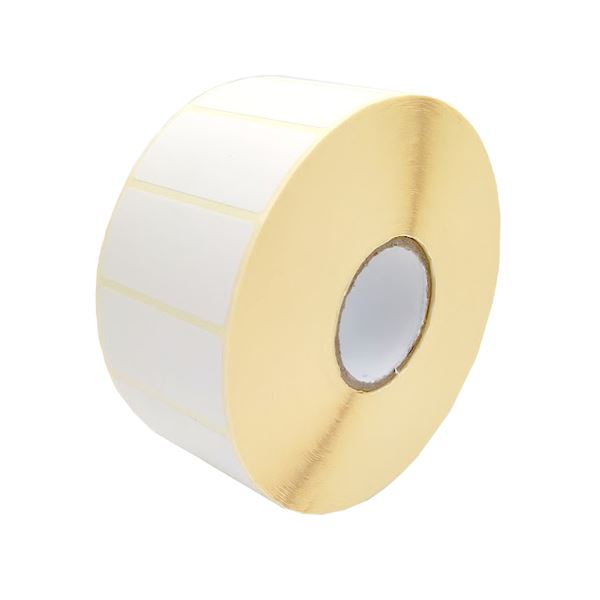 Samolepicí etikety na koutoučku - 50x25 mm, 3000ks/kot.