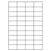 Samolepicí bílé etikety 52,5 x 29,7 mm, A4 (100 ks)