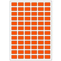 Samolepicí etikety 14 x 9 mm, A6 (10 ks) reflexní oranžové