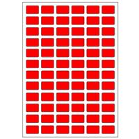 Samolepicí etikety 14 x 9 mm, A6 (10 ks) reflexní červené