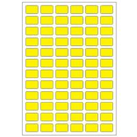 Samolepicí etikety 14 x 9 mm, A6 (10 ks) reflexní žluté