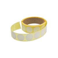 Samolepicí kolečka 25 mm, bílá (500 ks)