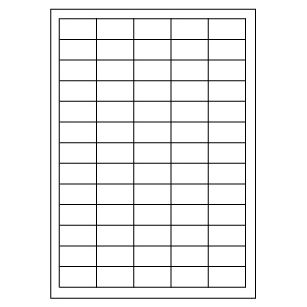 Samolepicí bílé etikety 38,1 x 21,2 mm, A4 (100 ks)