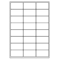 Samolepicí bílé etikety 68 x 36 mm, A4 (100 ks)