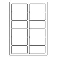 Samolepicí bílé etikety 88,9 x 46,5 mm, A4 (100 ks)