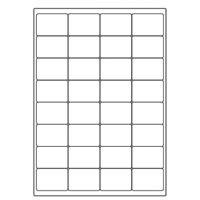 Samolepicí bílé etikety 50 x 35 mm, A4 (100 ks)