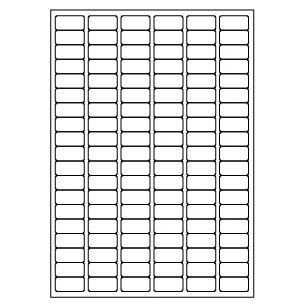 Samolepicí bílé etikety 30 x 15 mm, A4 (100 ks)