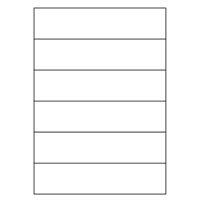 Samolepicí bílé etikety 210 x 48 mm, A4 (100 ks)