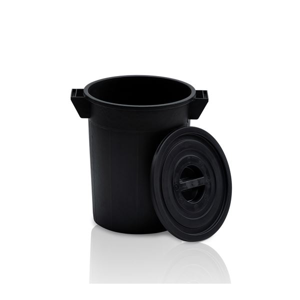 Plastová nádoba 50 l - černý regranulát