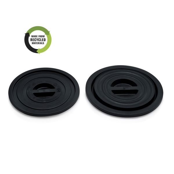 Víko k plastové nádobě 35 l a 50 l - černý regranulát