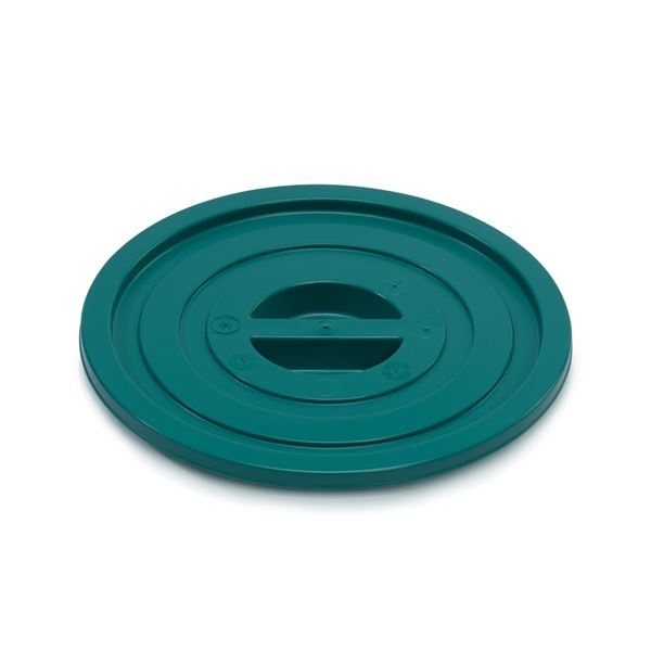 Víko k plastové nádobě 50 l - zelená