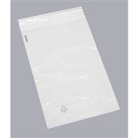 Sáček polypropylenový se samolepicí klopou 400 x 600 + 40 mm (100 ks) - transparentní