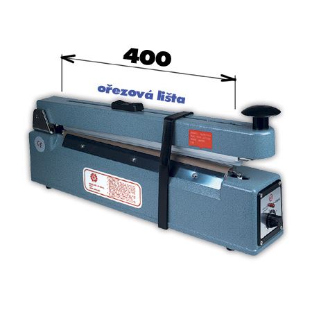 Stolní svářečka fólií a sáčků šíře 400 mm - s odřezem