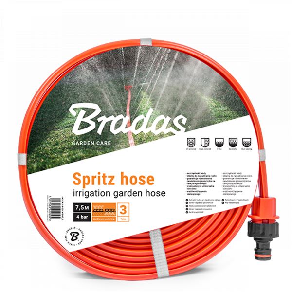 Zavlažovací hadice SPRITZ HOSE 1/2" oranžová - 15 m