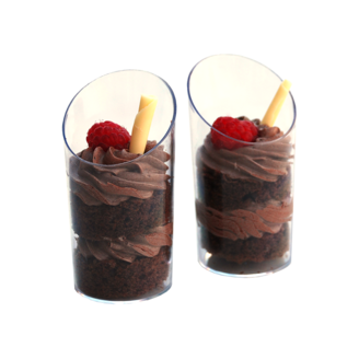 Finger food kelímek kulatý 65 ml - čirý (20 ks)