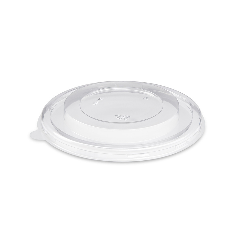 Víčko pro papírovou misku Ø 150 mm - průhledné (50 ks)