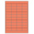 Samolepicí etikety 48,5 x 25,4 mm, A4 - červené (100 ks)