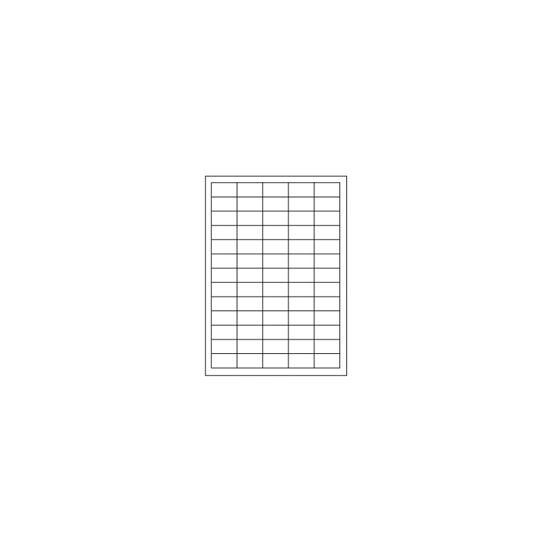 Samolepicí bílé etikety 38,1 x 21,2 mm, A4 (100 ks)