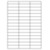 Samolepicí bílé etikety 70 x 20 mm, A4 (100 ks)