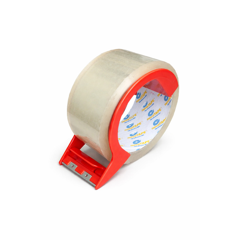 PP lepicí páska novaTAPE 48 mm x 66 m + červený odvíječ