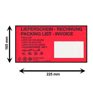Adresní obálka C5 samolepicí DL, barevná s oknem vpravo (100 ks)