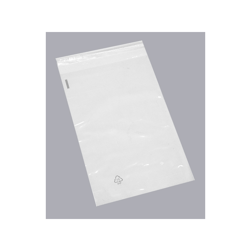 Sáček polypropylenový se samolepicí klopou 400 x 600 + 40 mm (100 ks) - transparentní