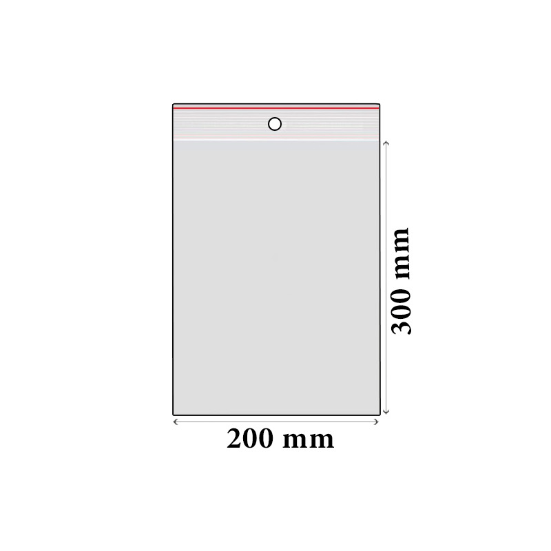 ZIP sáčky LDPE 200 x 300 mm (100 ks)