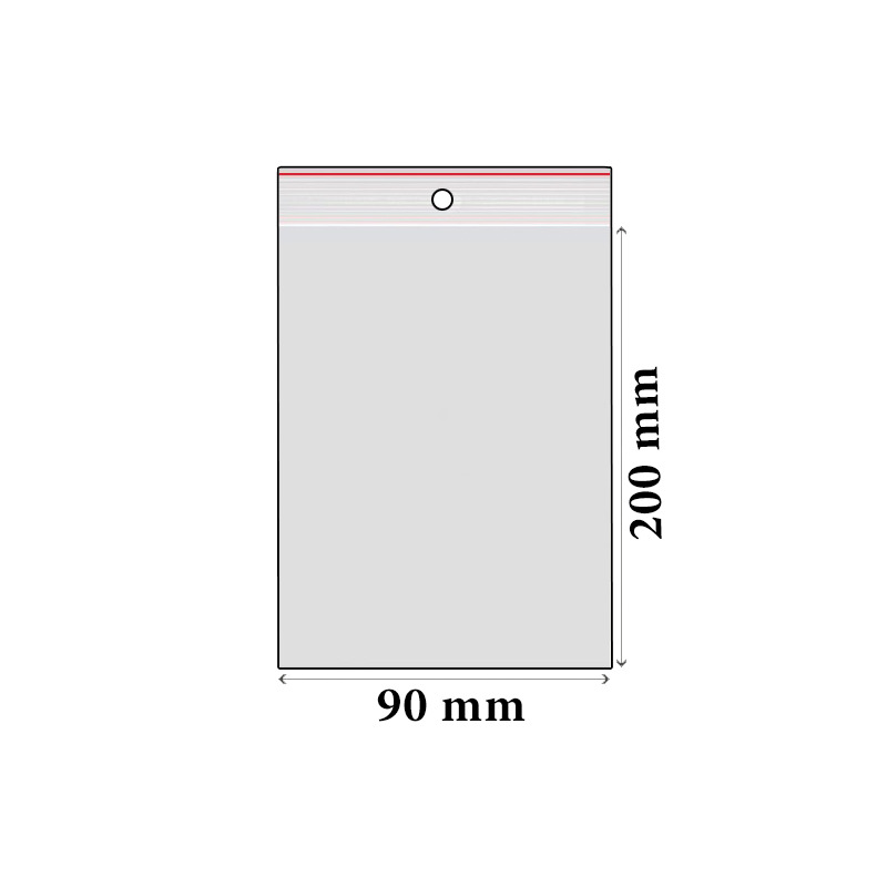 ZIP sáčky LDPE 90 x 200 mm (100 ks)