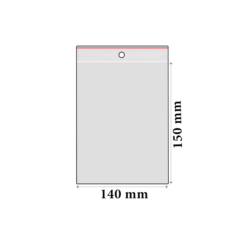 ZIP sáčky LDPE 140 x 150 mm (100 ks)