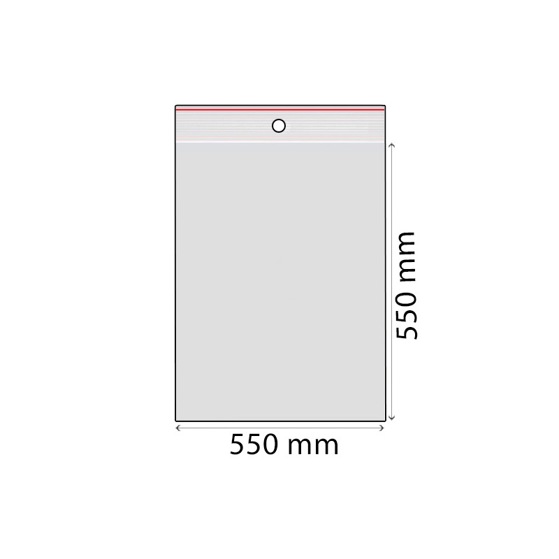 ZIP sáčky LDPE 550 x 550 mm (100 ks)