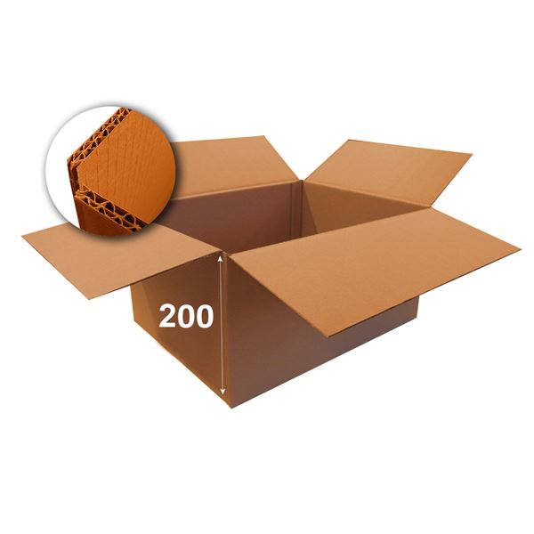 Krabice papírová klopová 5VVL 400 x 300 x 200 mm