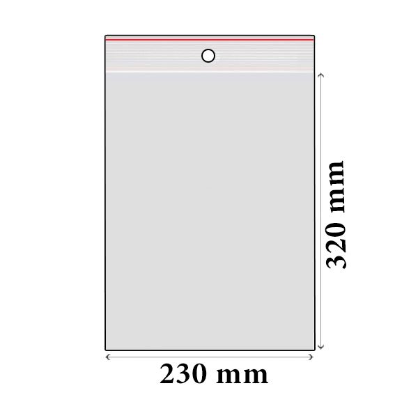 ZIP sáčky LDPE 230 x 320 mm (100 ks)