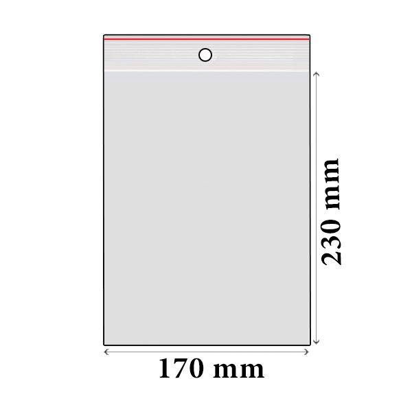 ZIP sáčky LDPE 170 x 230 mm (100 ks)